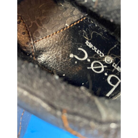 Mules/Clogs Slip-On Comfort Footwear Leather Womens Black Size 7 B.Ø.C. Brand - Picture 3 of 16